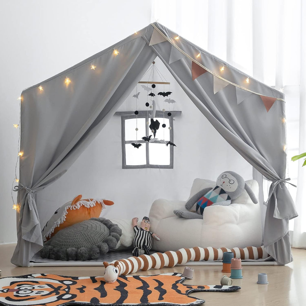 Tienda de campaña de juegos para niños para interiores, tiendas de...
