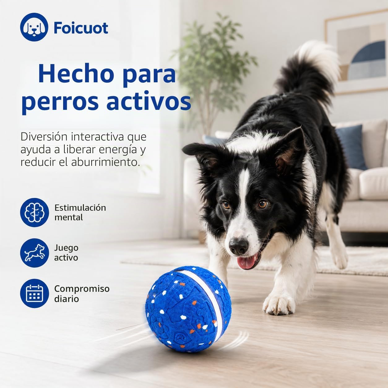 Foicuot Juguete interactivo para perros [recientemente actualizado]...