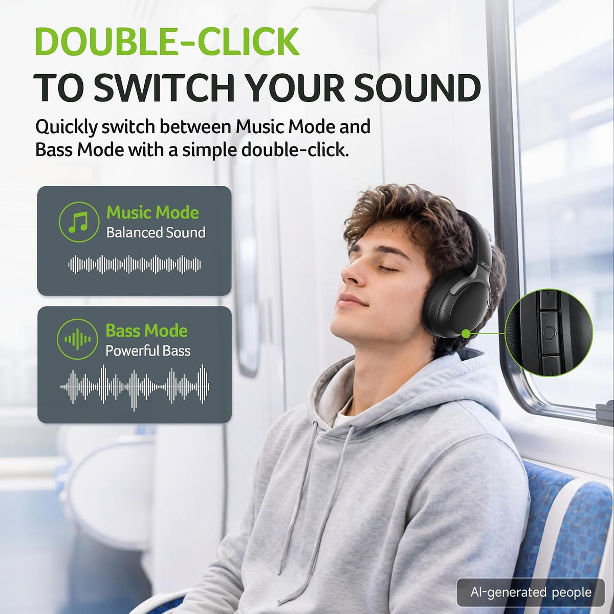 Acer Auriculares con cancelación activa de ruido,Bluetooth inalámbr...