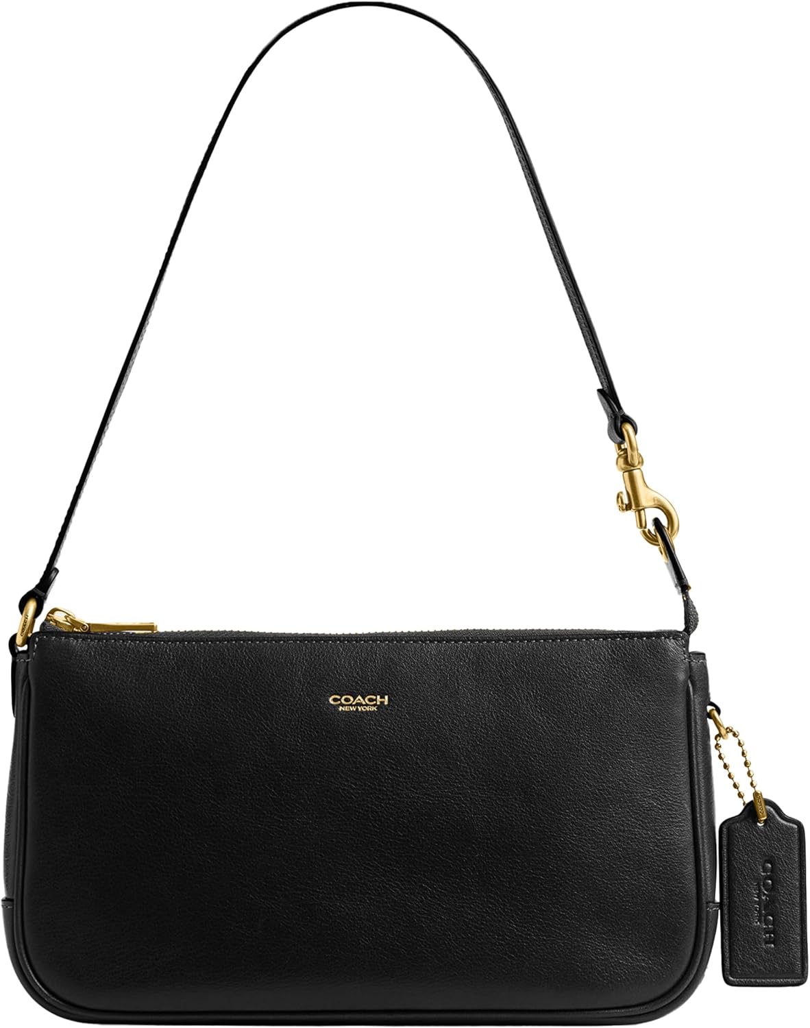 Bolso de mujer de cuero natural granulado Coach Plaza
