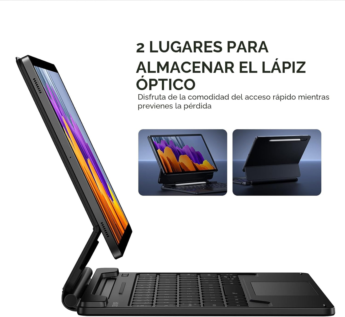 Dexnor Para Samsung Galaxy Tab S8\/S7 Funda Con Teclado Soporte Mag...