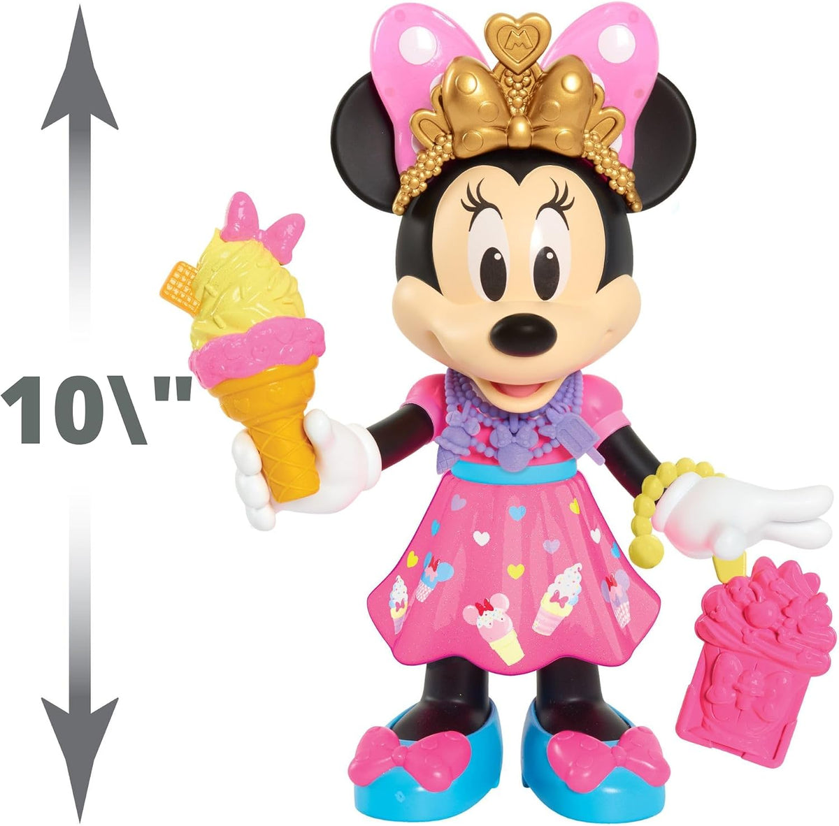 Disney Junior Sweets &amp; Treats - Muñeca de Minnie Mouse de 10 pu...
