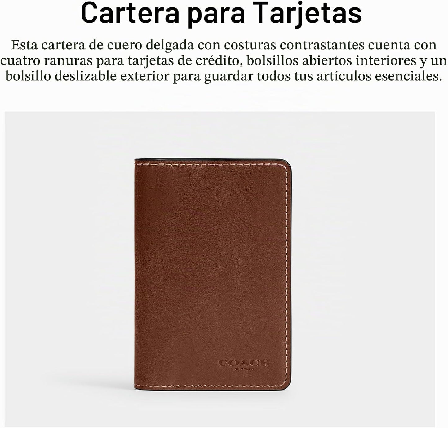Coach - Cartera para tarjetas