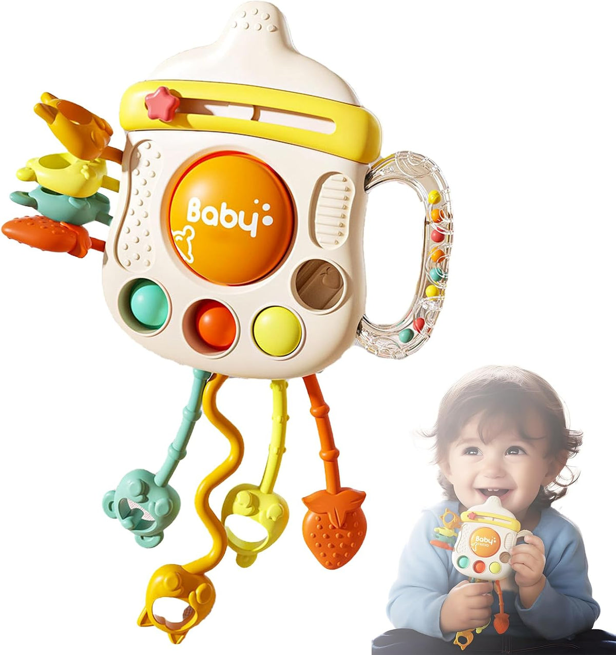 XXEDSPTY Juguetes sensoriales Montessori para bebés de 6-12 meses,...