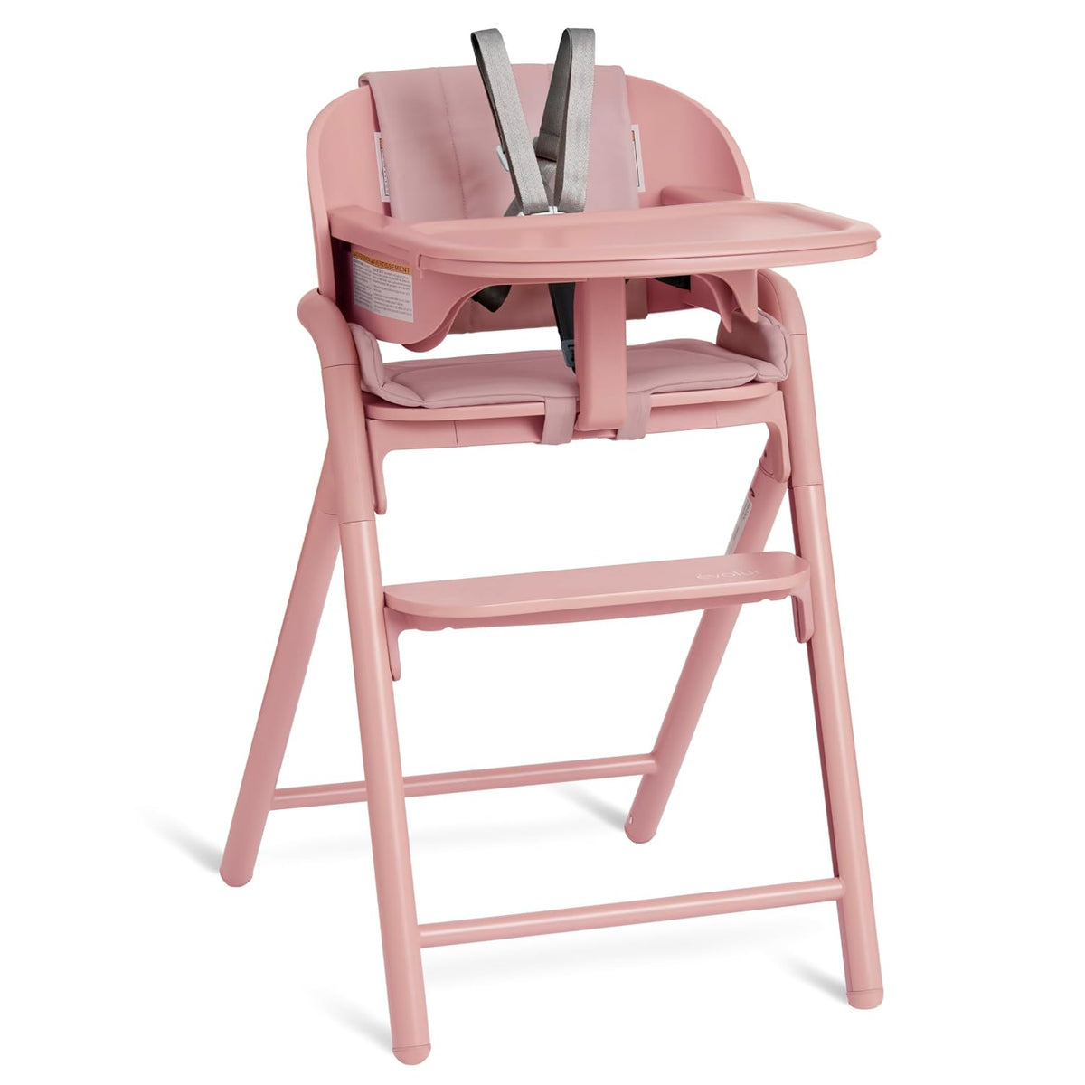 Evolur Step and Savor - Silla alta convertible de madera para bebé,...