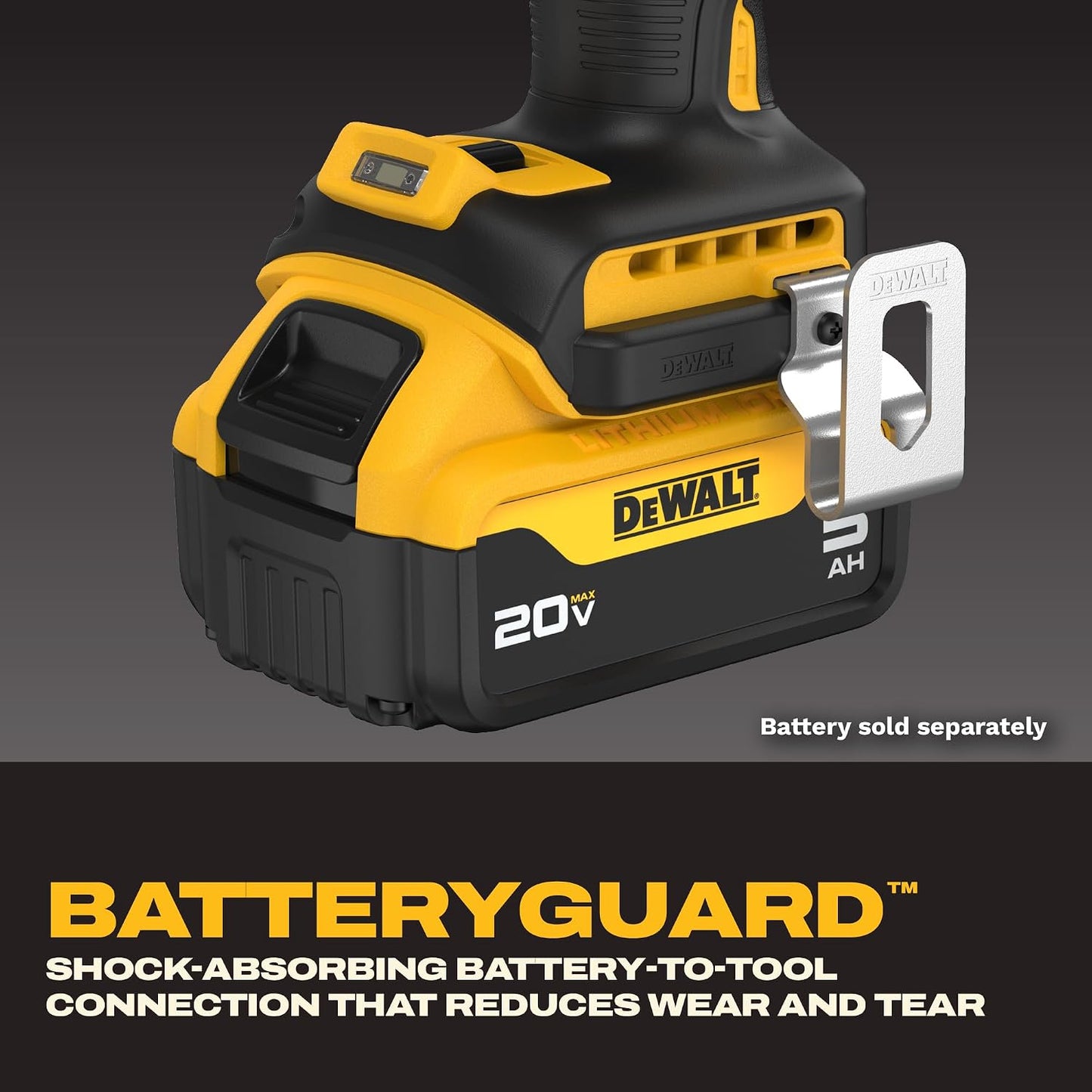 DEWALT Llave de impacto inalámbrica de 20 V MAX, pistola de impacto...