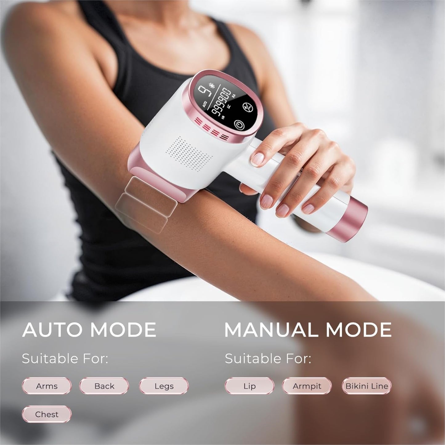 ZAIRUZ Depilación láser IPL para mujeres y hombres, depilación con...