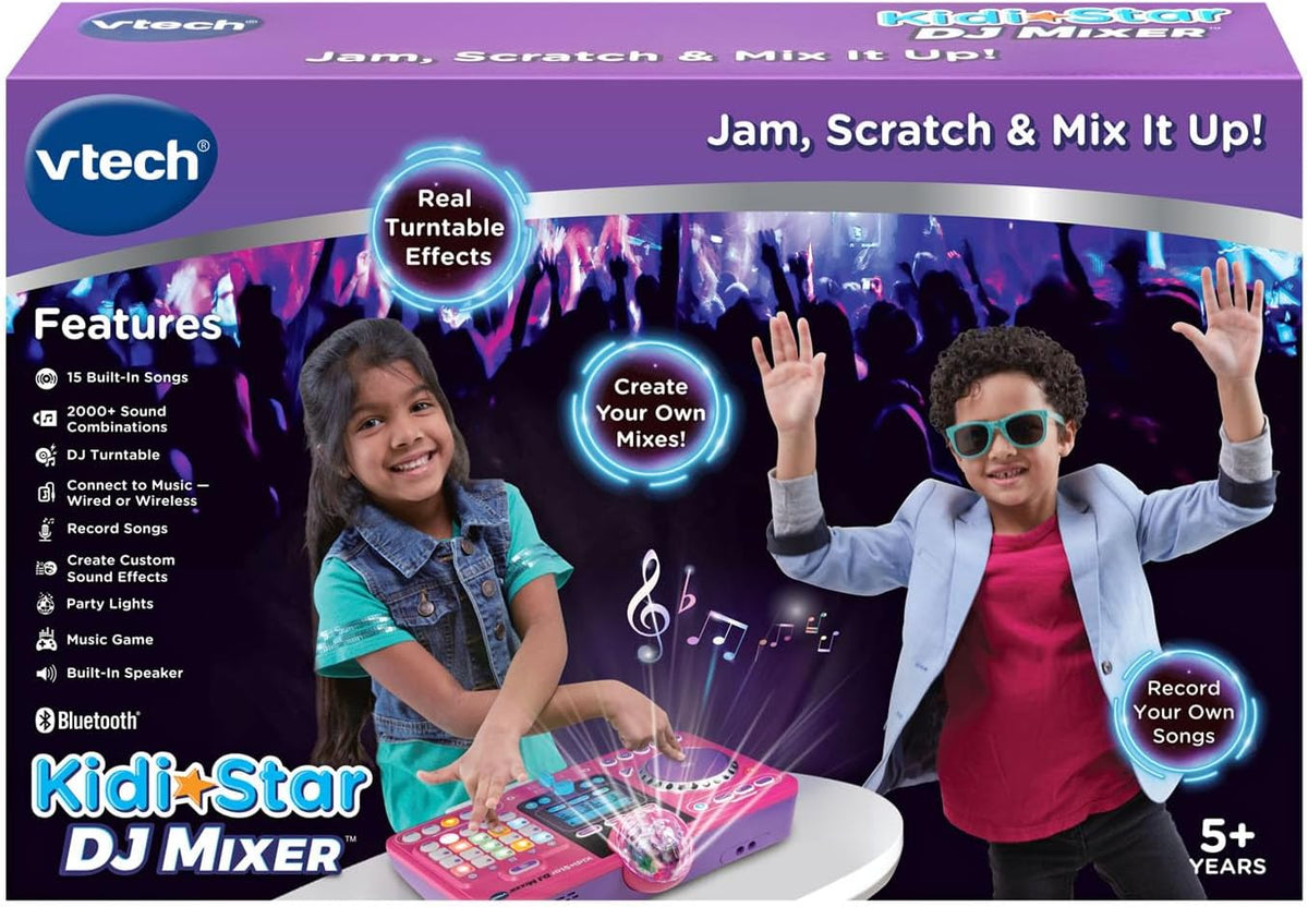 VTech Kidi Star - Mezclador de DJ, color rosa