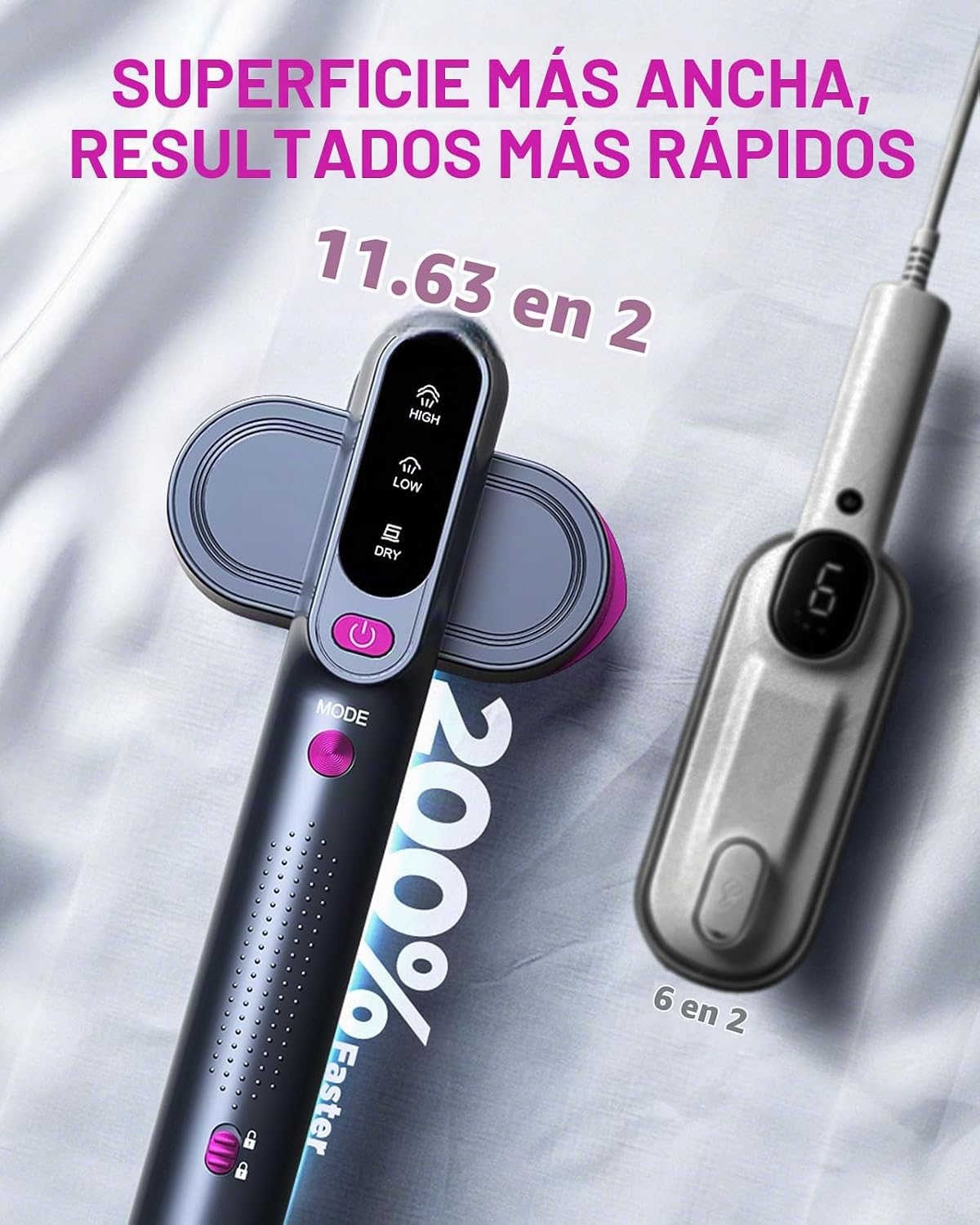 Vaporizador de viaje para ropa, vaporizador de viaje de 100-240 V y...