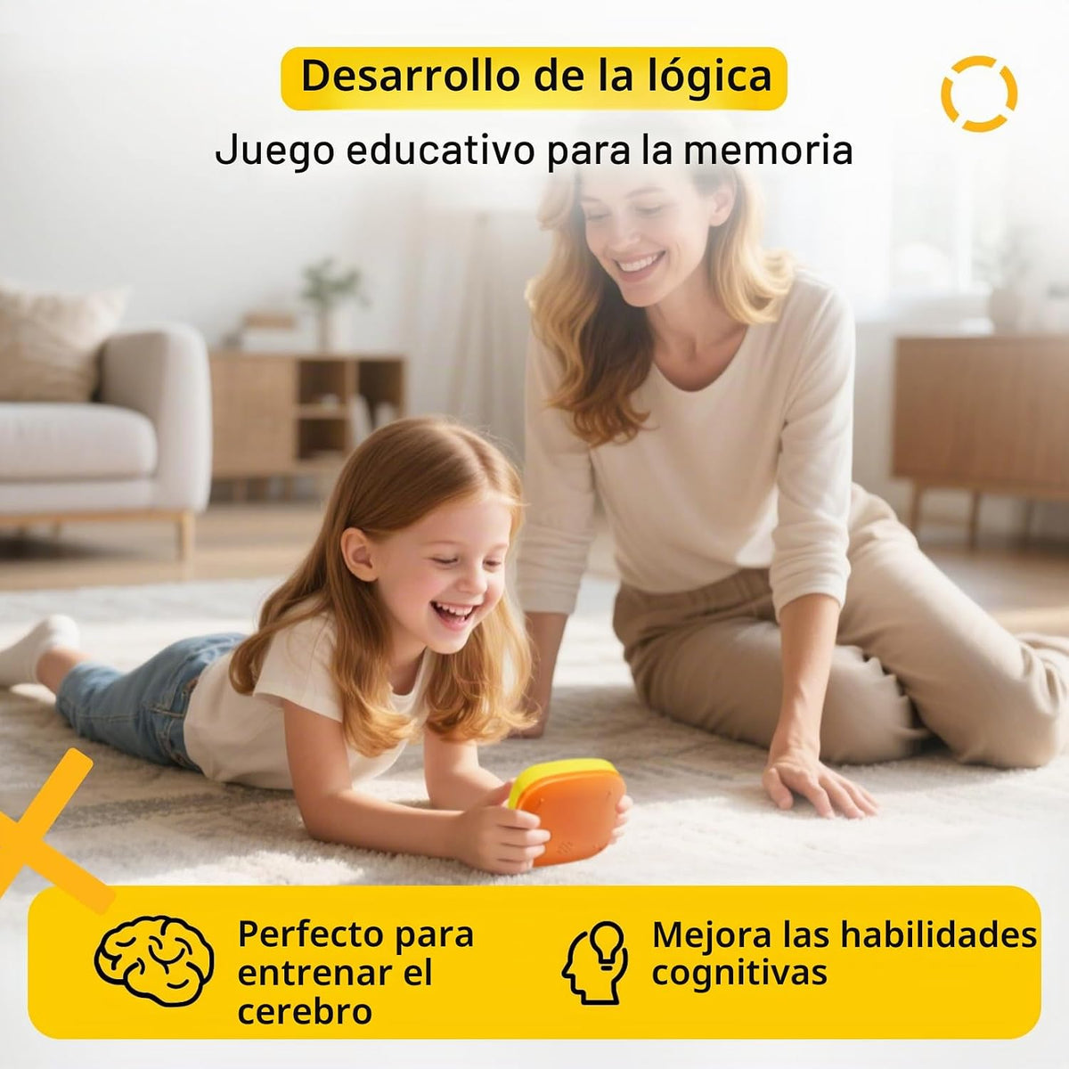 BearHonie Juego de tic-tac-toe portátil electrónico de 4 en 1 para...