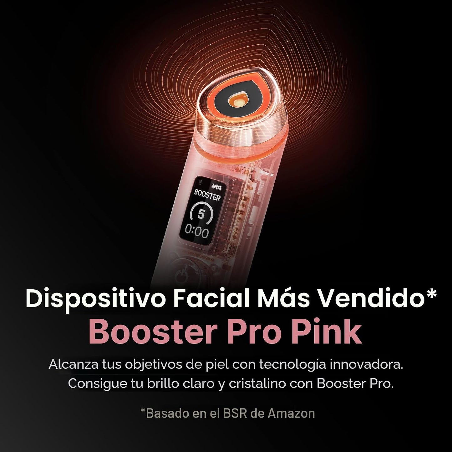 Medicube Age-R Booster Pro Rosa | 6-en-1 Masajeador de Belleza de B...