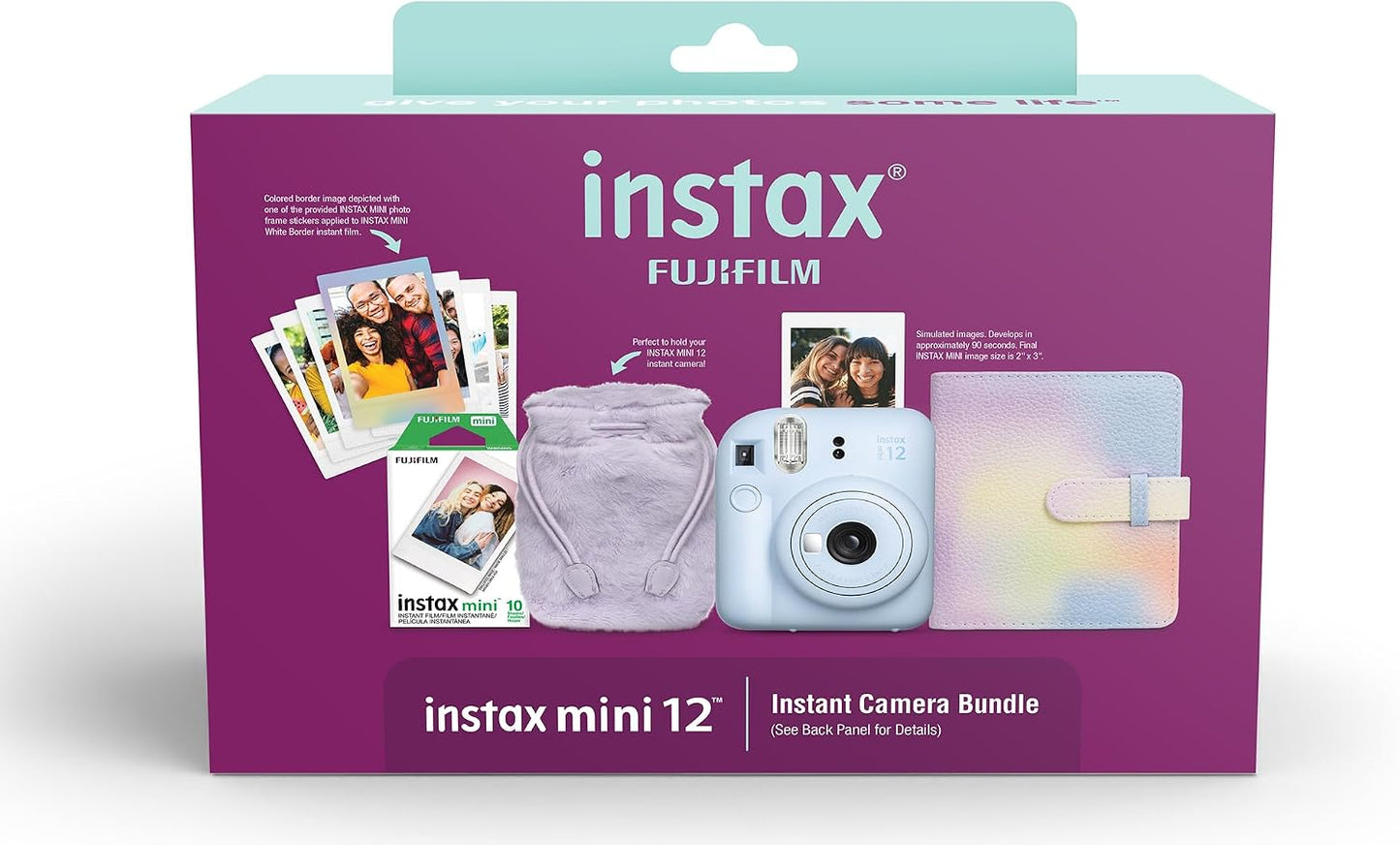 INSTAX Mini 12 Azul Paquete Festivo 2024