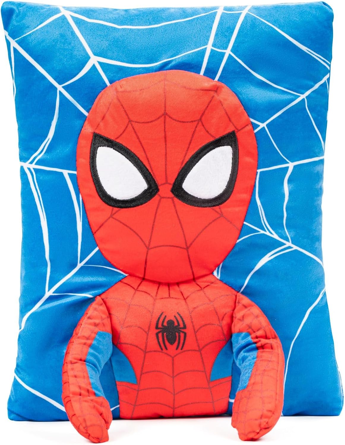 Almohada Marvel Spiderman 3D Snuggle - Almohada de felpa roja súper...