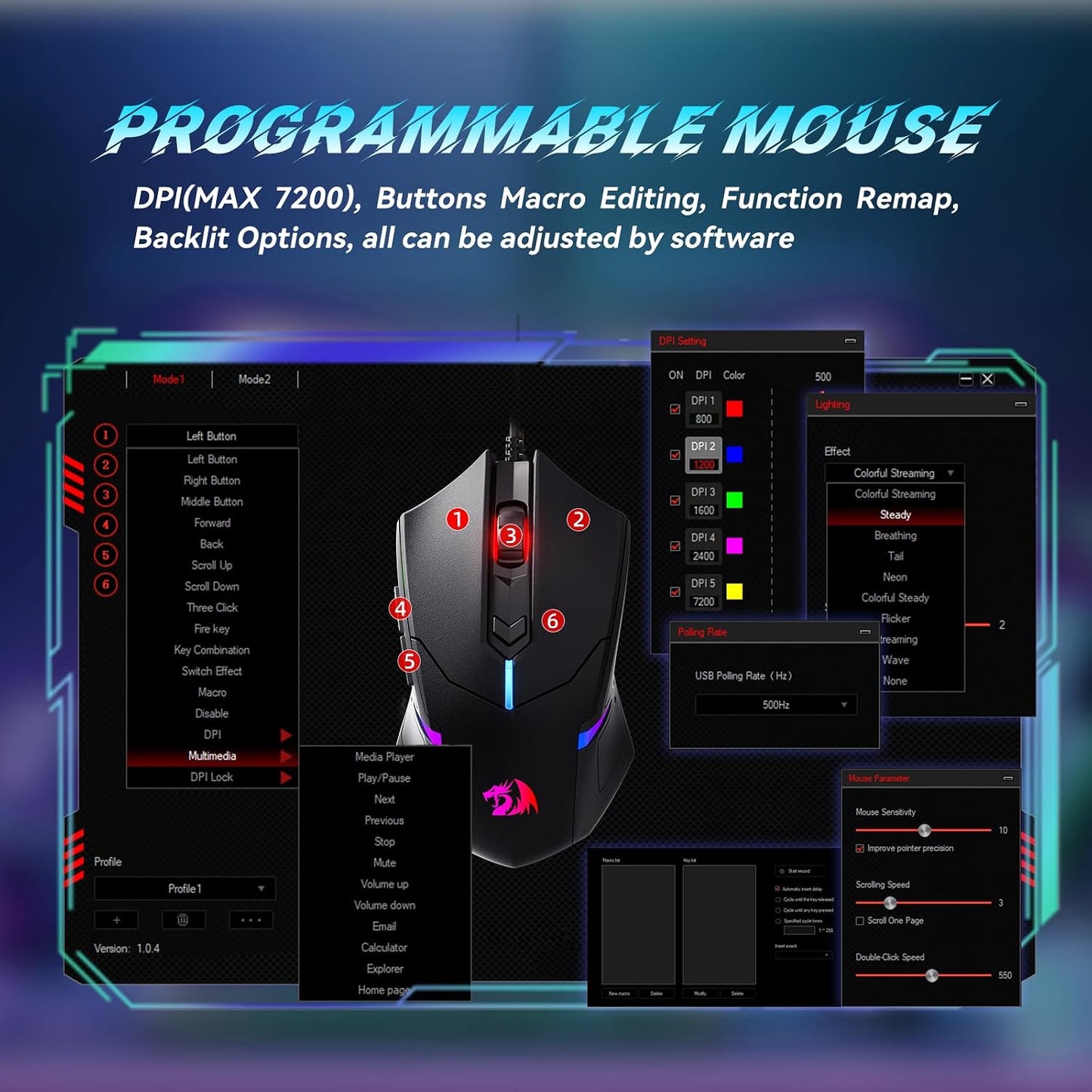 REDRAGON S101 Set combo