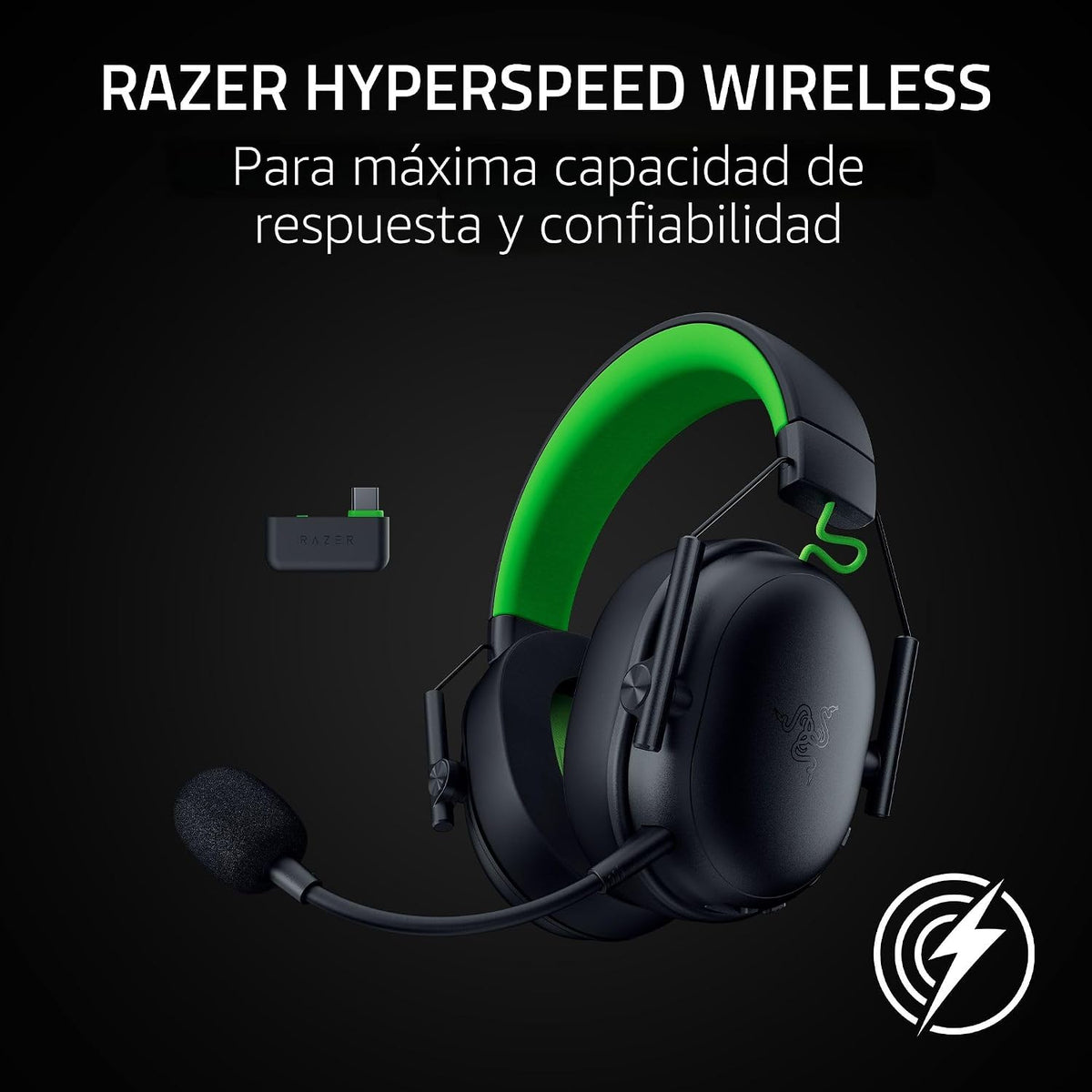 Razer BlackShark V3 X HyperSpeed Auriculares inalámbricos para jueg...