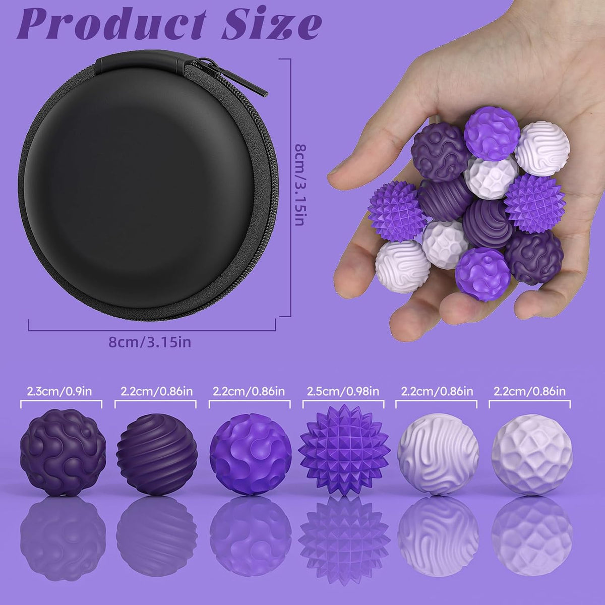 Bolas Magnéticas de Silicona, Juguetes para Personas Inquietas para...
