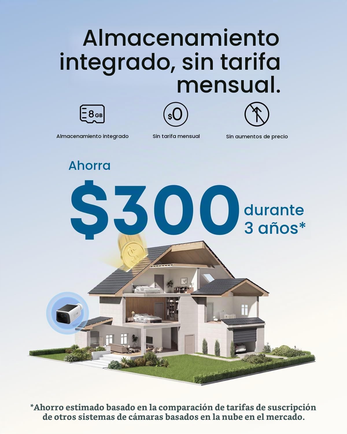 eufy Security SoloCam S220 3-Cam Pack,Cámara de seguridad solar | C...