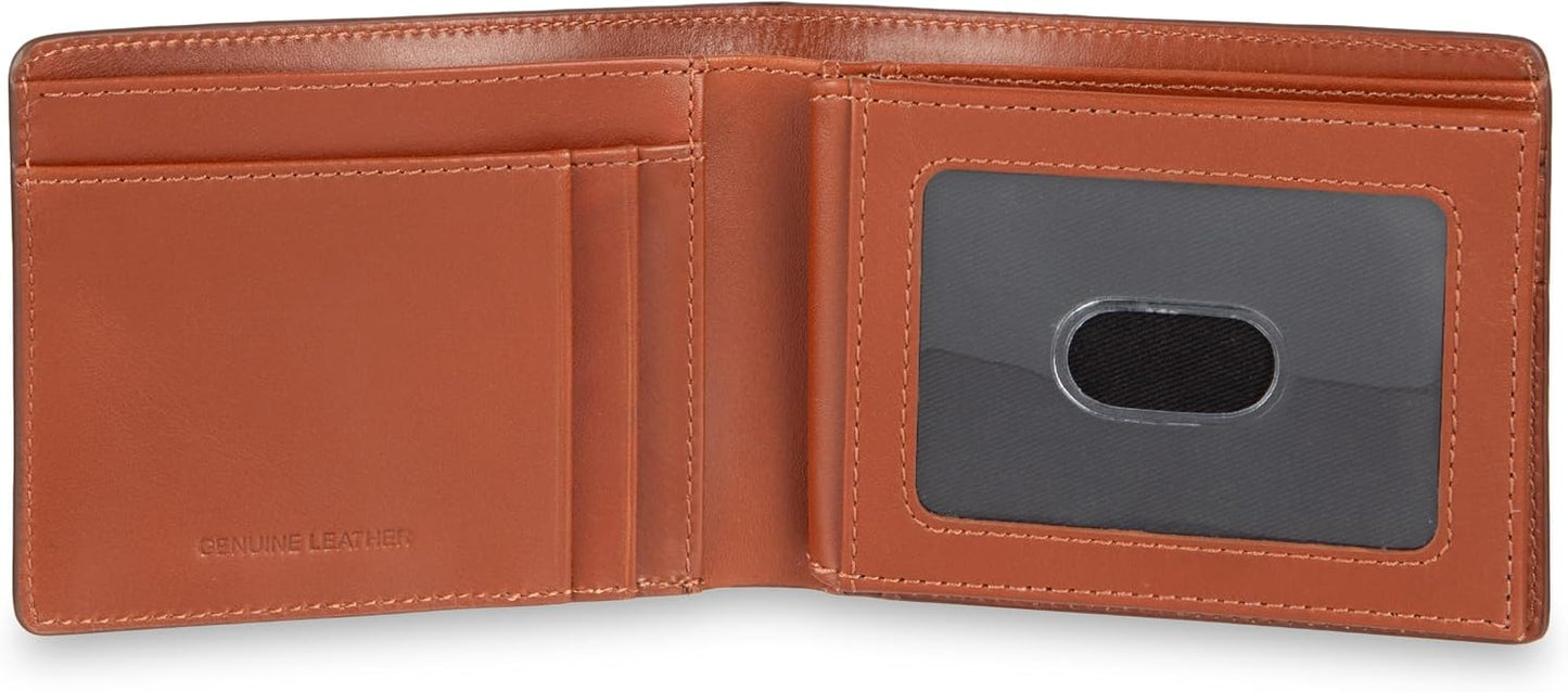 Cartera de cuero RFID para hombre de Cole Haan, plegable diaria