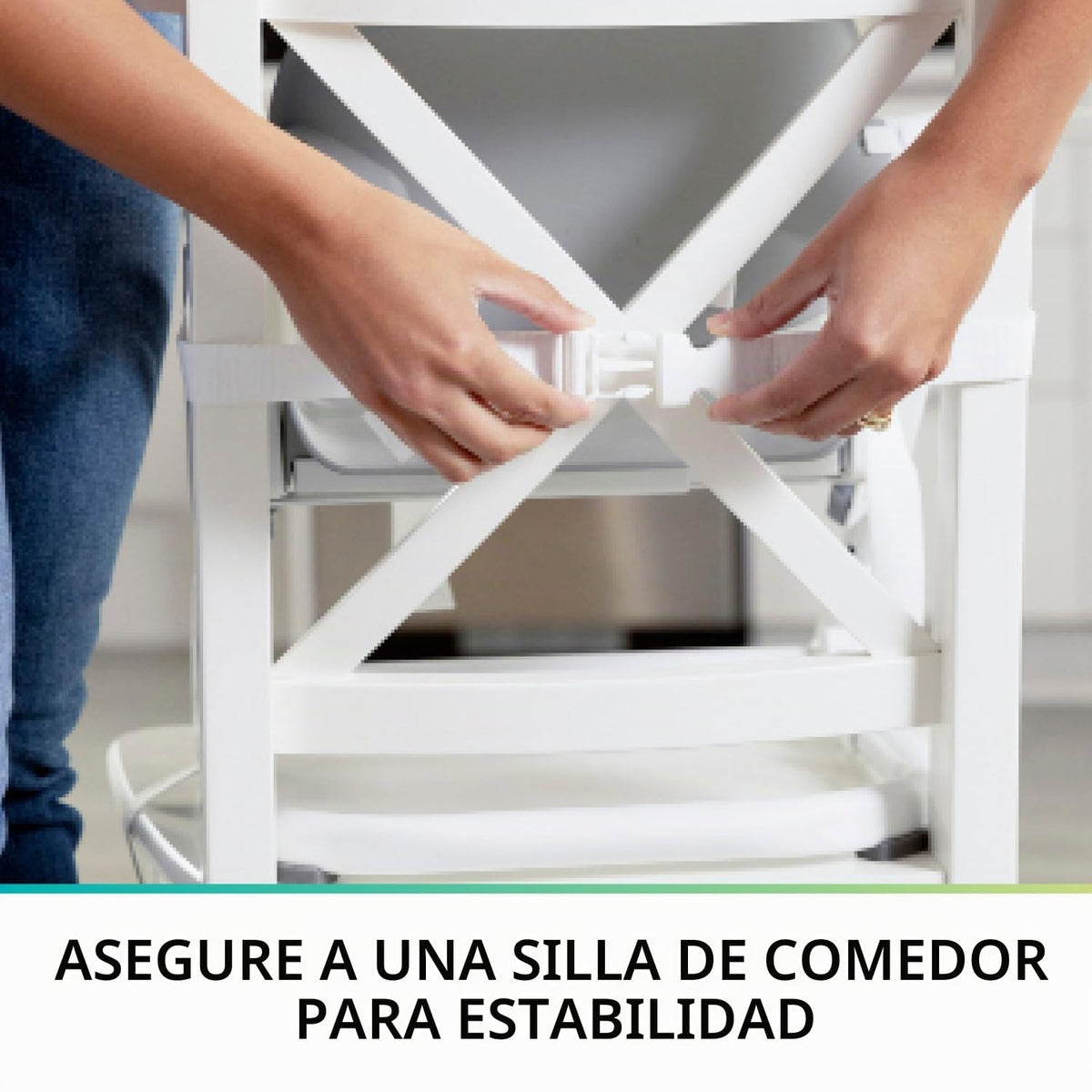 Evenflo Silla elevadora plegable portátil 2 en 1 Eat &amp; Go