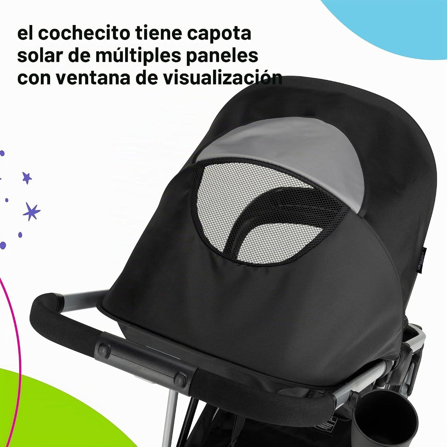 Cosco Sistema de viaje simple para niños, ladrillo