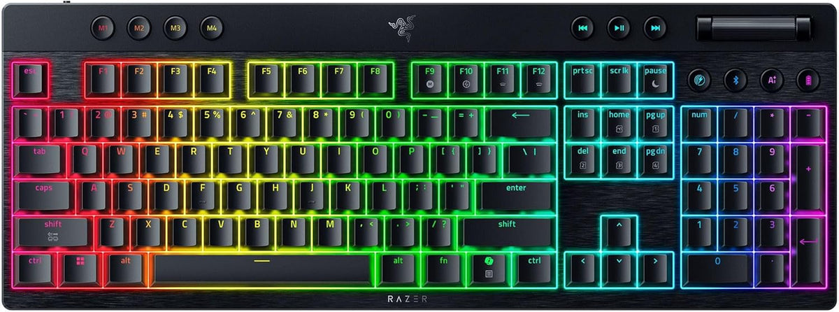 Razer BlackWidow V4 Teclado inalámbrico para juegos de perfil bajo...