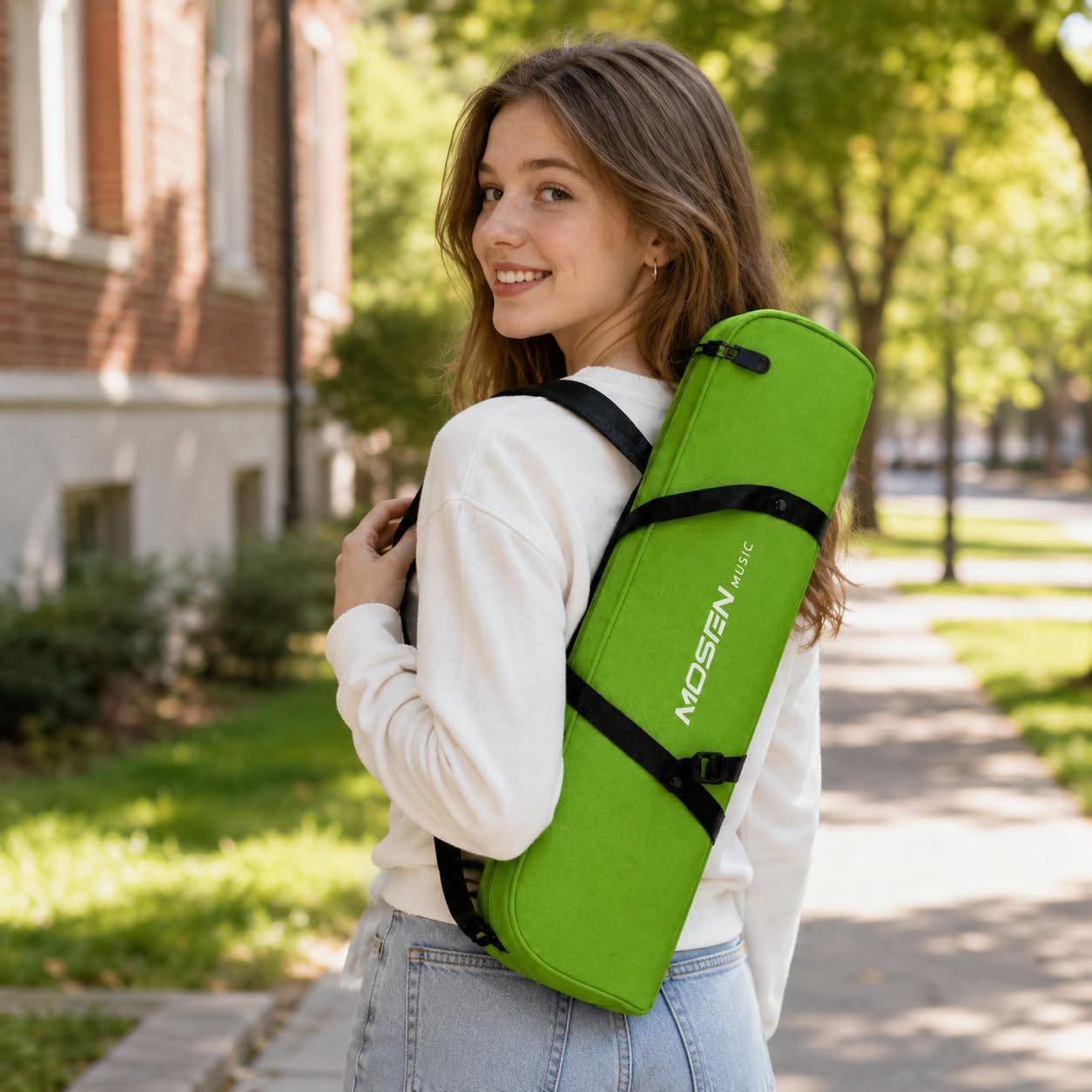 MOSEN Melódica portátil de 32 teclas verde soda para estudiantes |...