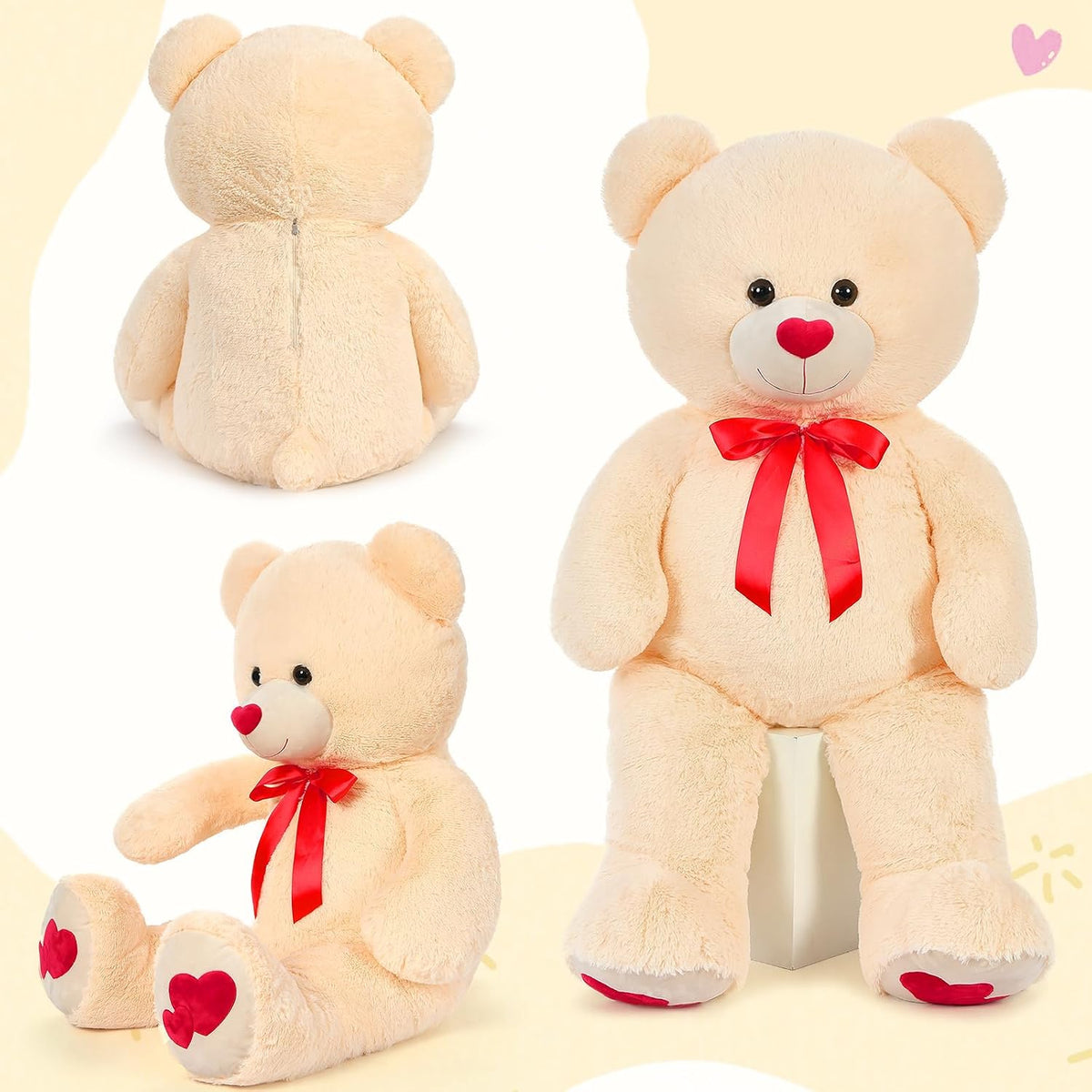 MaoGoLan Oso de peluche gigante de 47 pulgadas, animal de peluche g...