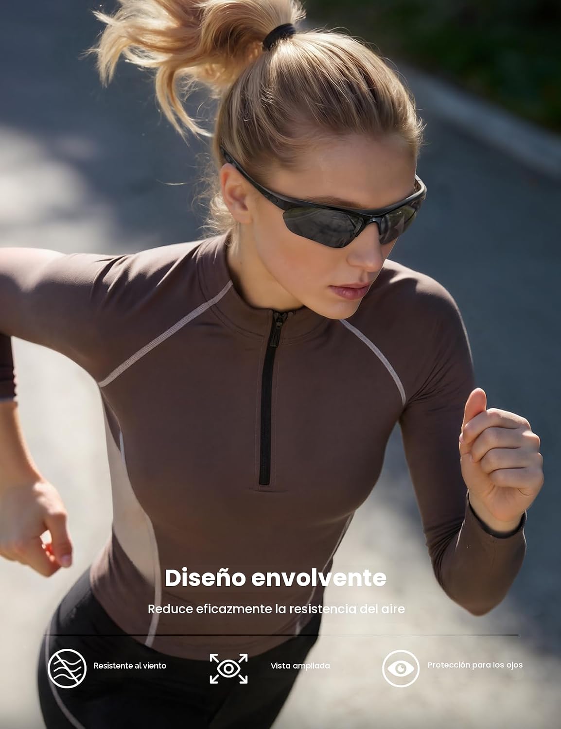 Lamicall Gafas de Sol Deportivas polarizadas de 22 g para Hombres y...