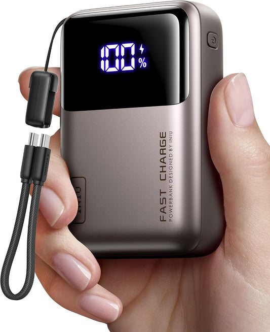 INIU Banco de energía para portátil de 20000 mAh, ultra compacto de...