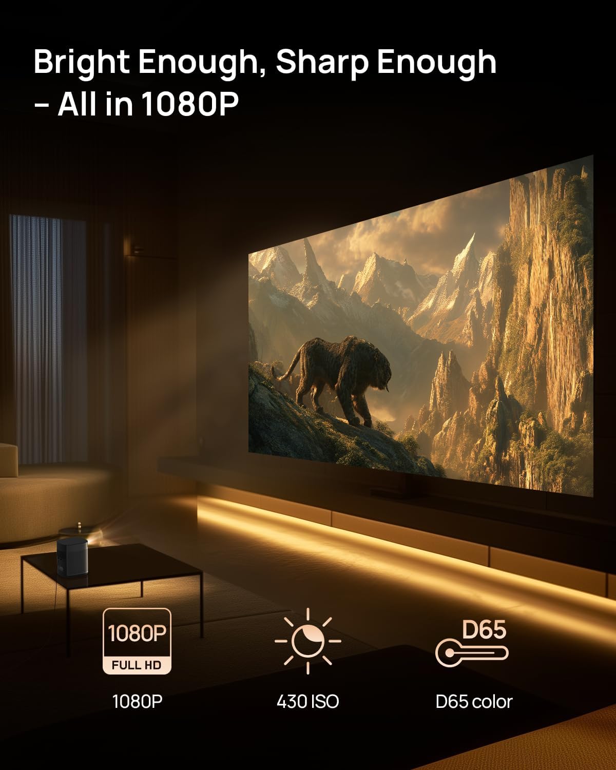 XGIMI Proyector portátil MoGo 2 Pro (nuevo) 1080P, Google TV con Ne...
