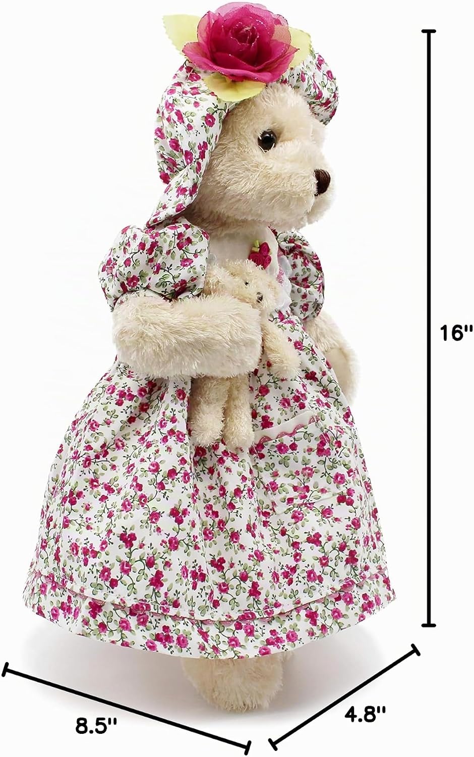 Oitscute Osos de Peluche para Bebés Lindos de Peluche Suave de 16 P...