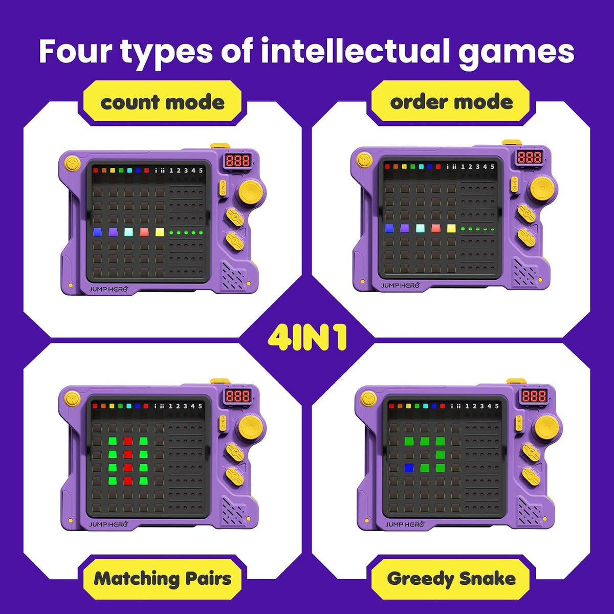Juego Super Decodificador, Juego de Rompecabezas 4 en 1 para Descif...