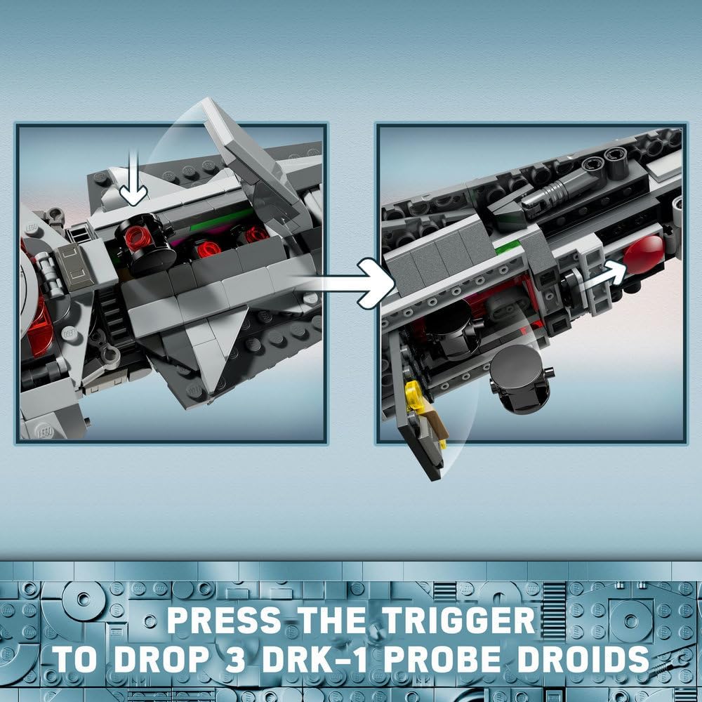 Lego 75383 Dark Maul's Sith Infiltrator 9+ 640pcs Nave Espacial...