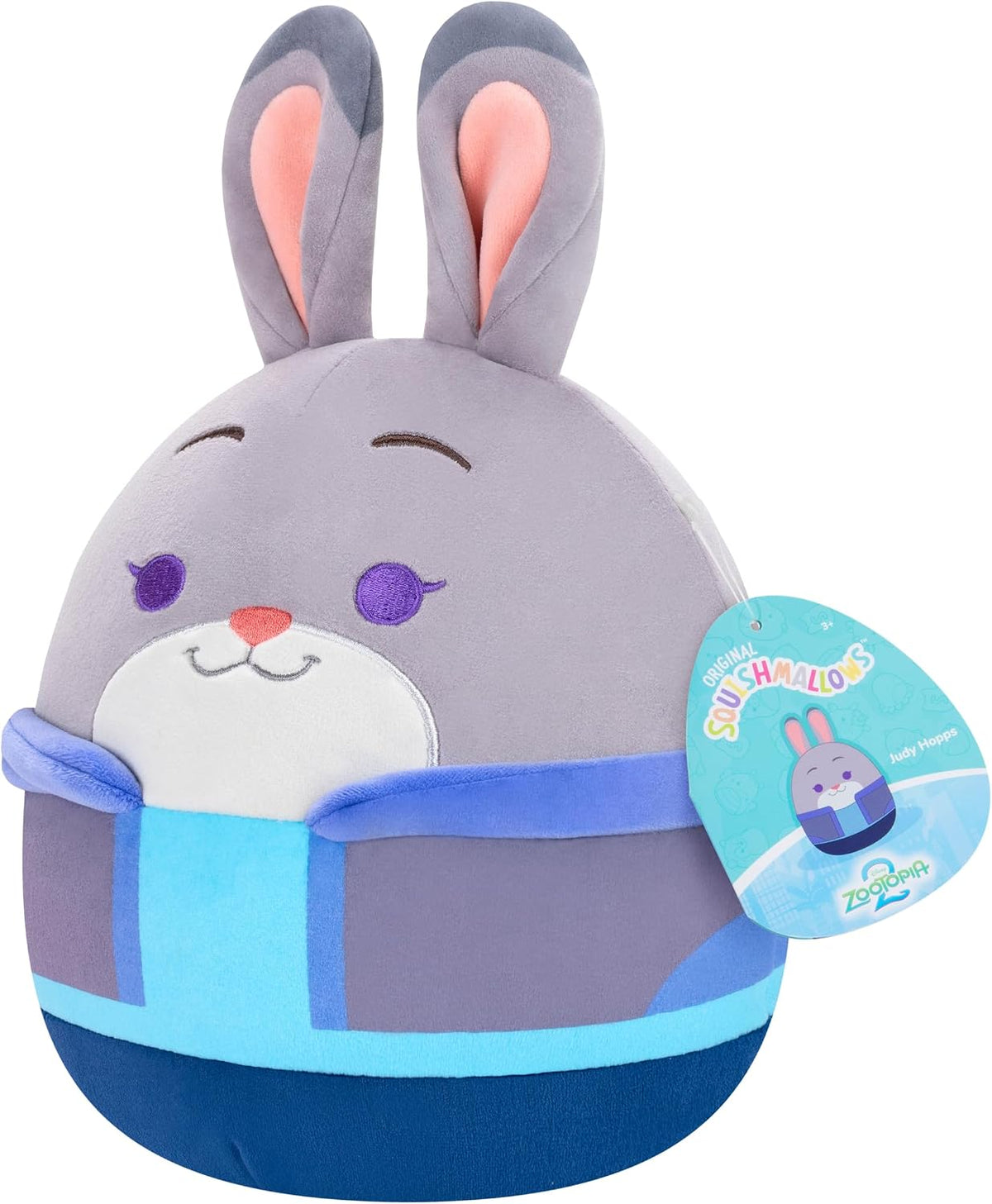 Squishmallows Peluche original de Disney Zootopia 2 Judy Hopps de 8...