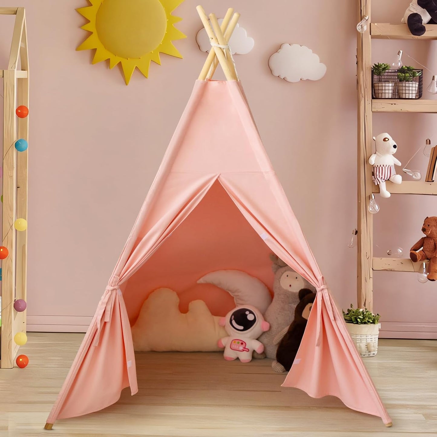 RongFa Tienda de campaña tipi para niños, tienda de campaña portáti...