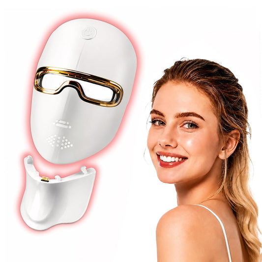 Aimilove Máscara de terapia de luz roja para cara, 850nmNIR trata e...