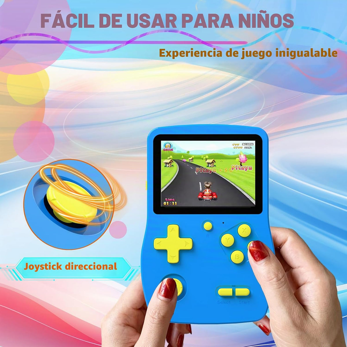 Juego de mano de 32 bits para niños precargado 139 videojuegos, jug...