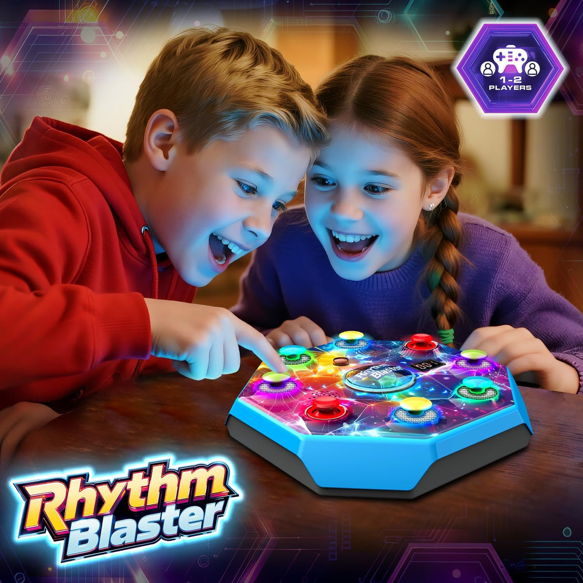 Juego de reflejo electrónico para solo y 2 jugadores | Juguete de m...