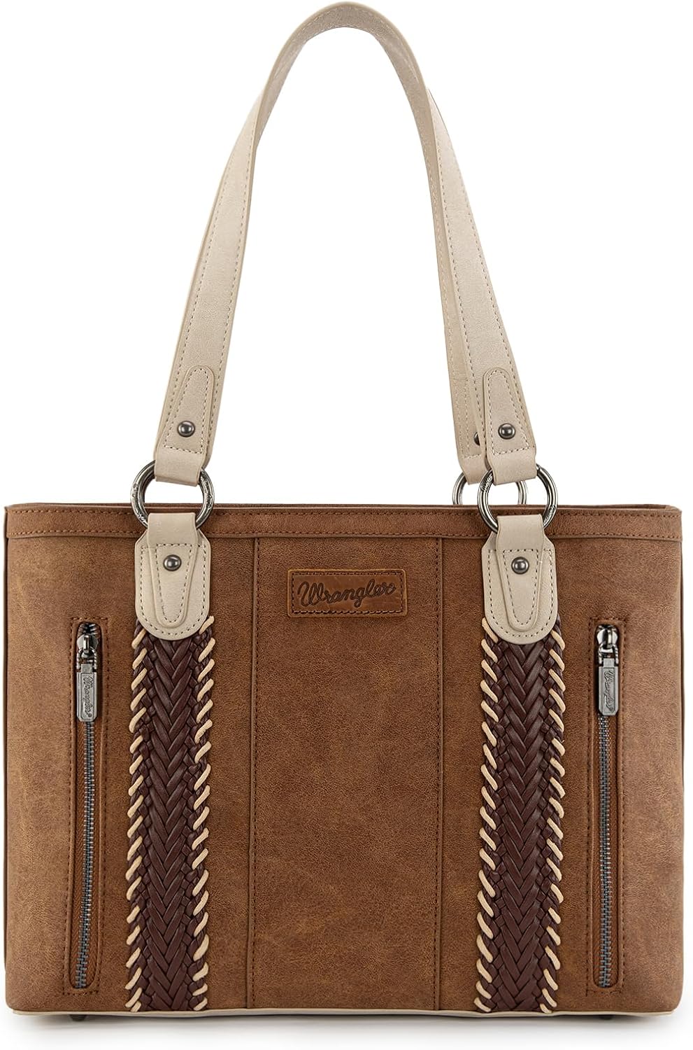 Montana West Wrangler Bolso de mano para mujer con múltiples bolsil...