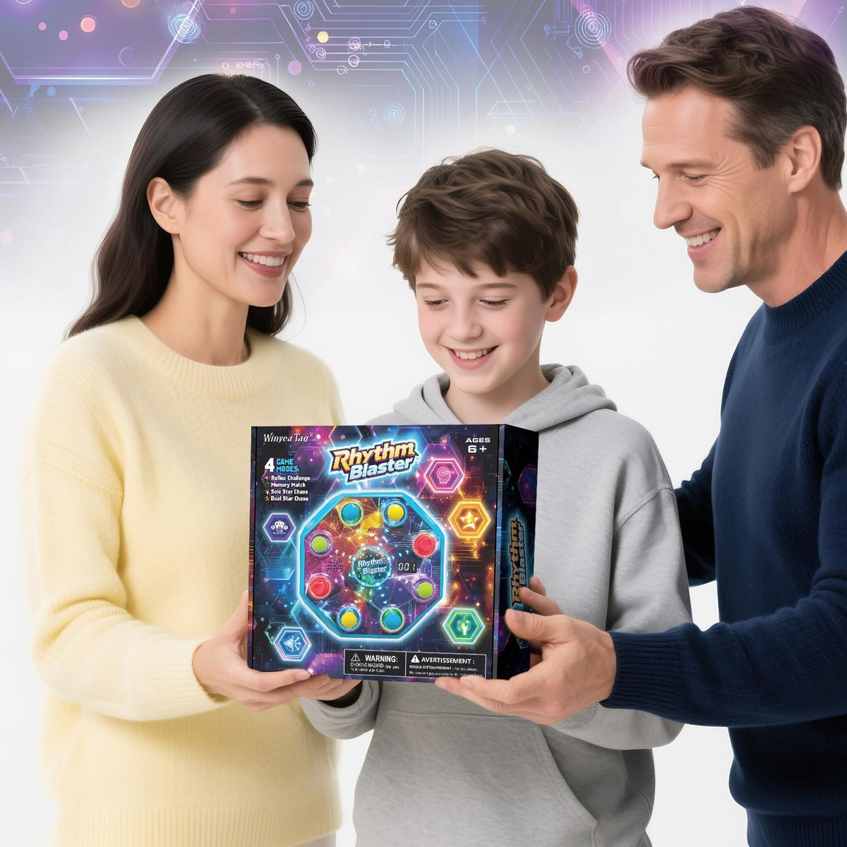 Juego de reflejo electrónico para solo y 2 jugadores | Juguete de m...