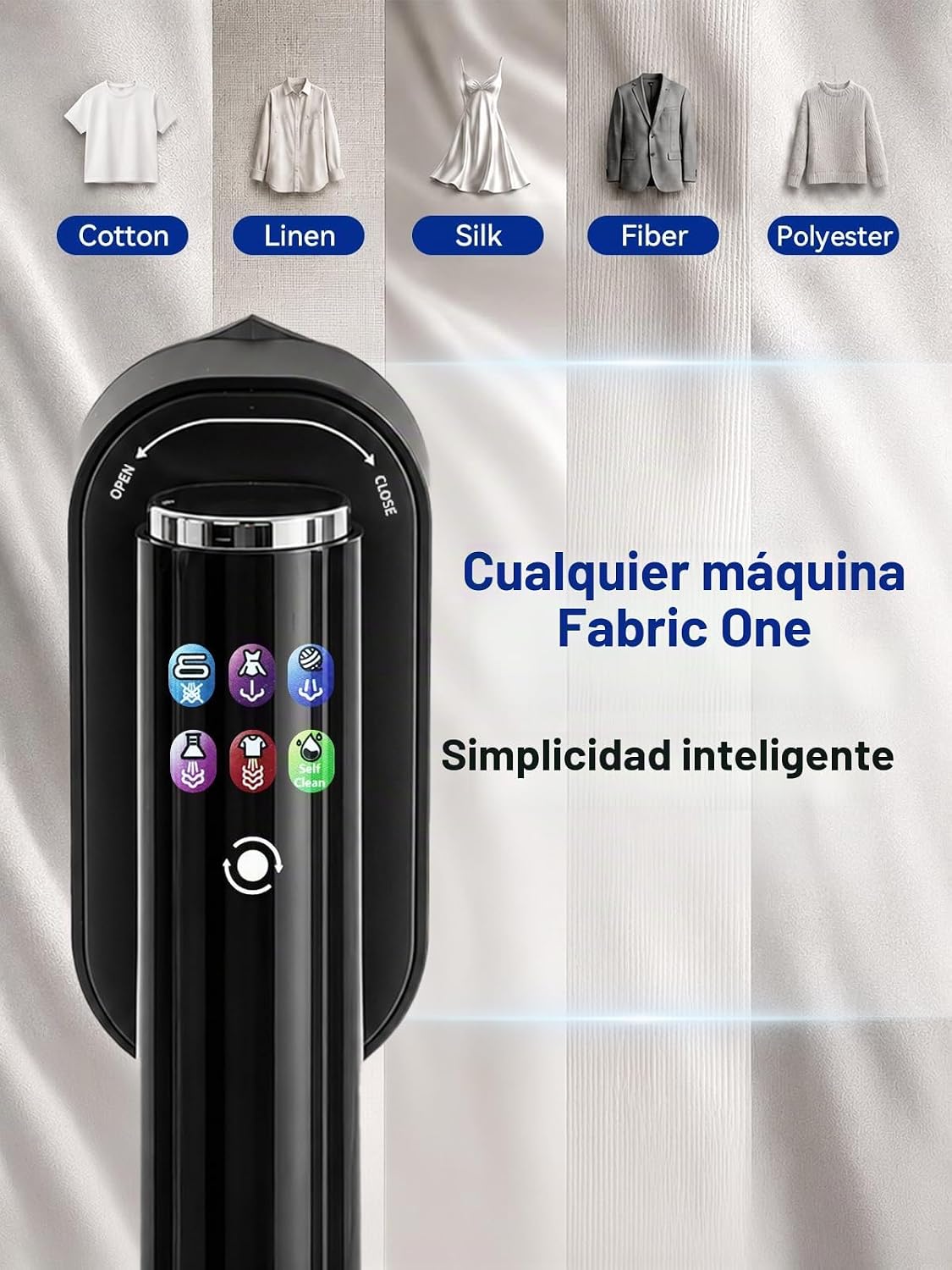 Plancha de vapor portátil 2 en 1 de 1200 W, vaporizador de ropa de...