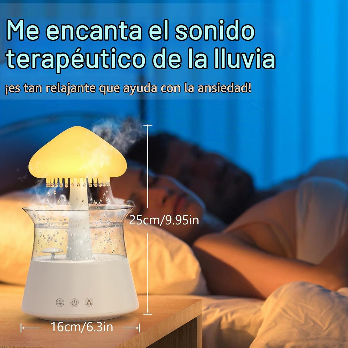 Diffuserlove Humidificador de Nube Difusor de Goteo de Agua de Lluv...