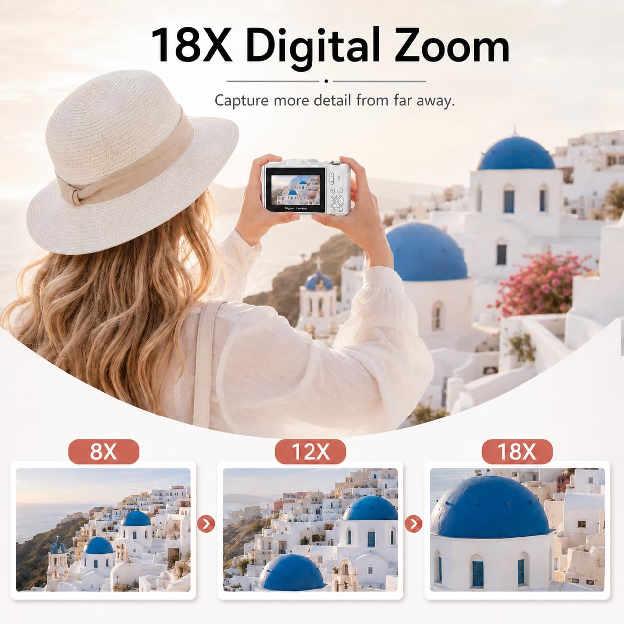 Cámara digital 4K para fotografía, cámara de vlogging de 64MP para...
