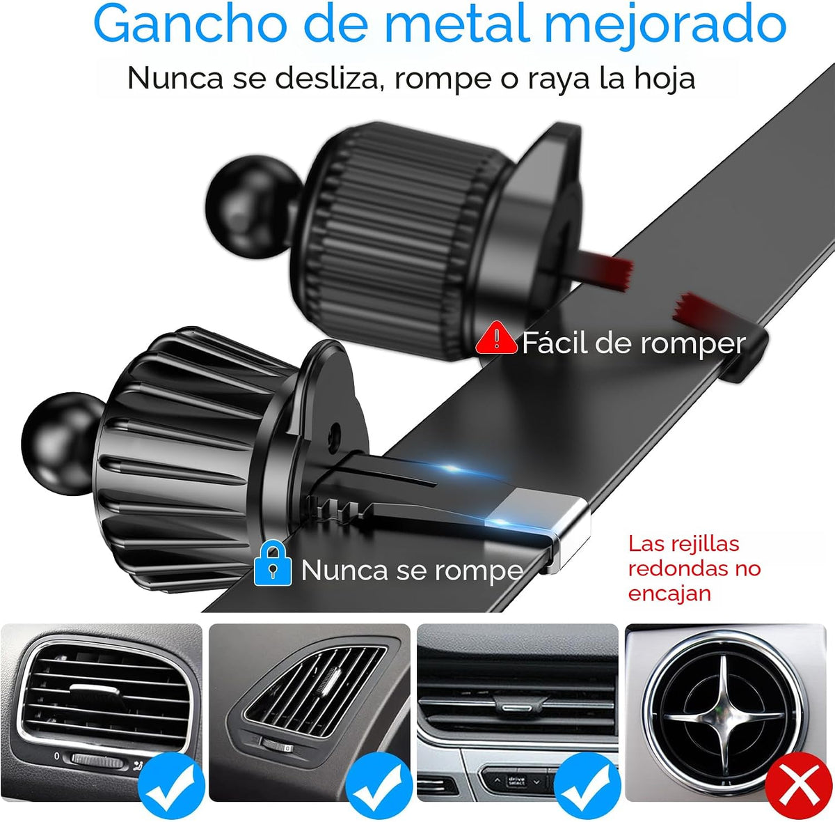 Kaistyle Soporte de coche Magsafe Imán fuerte【Imán fuerte】 Soporte...