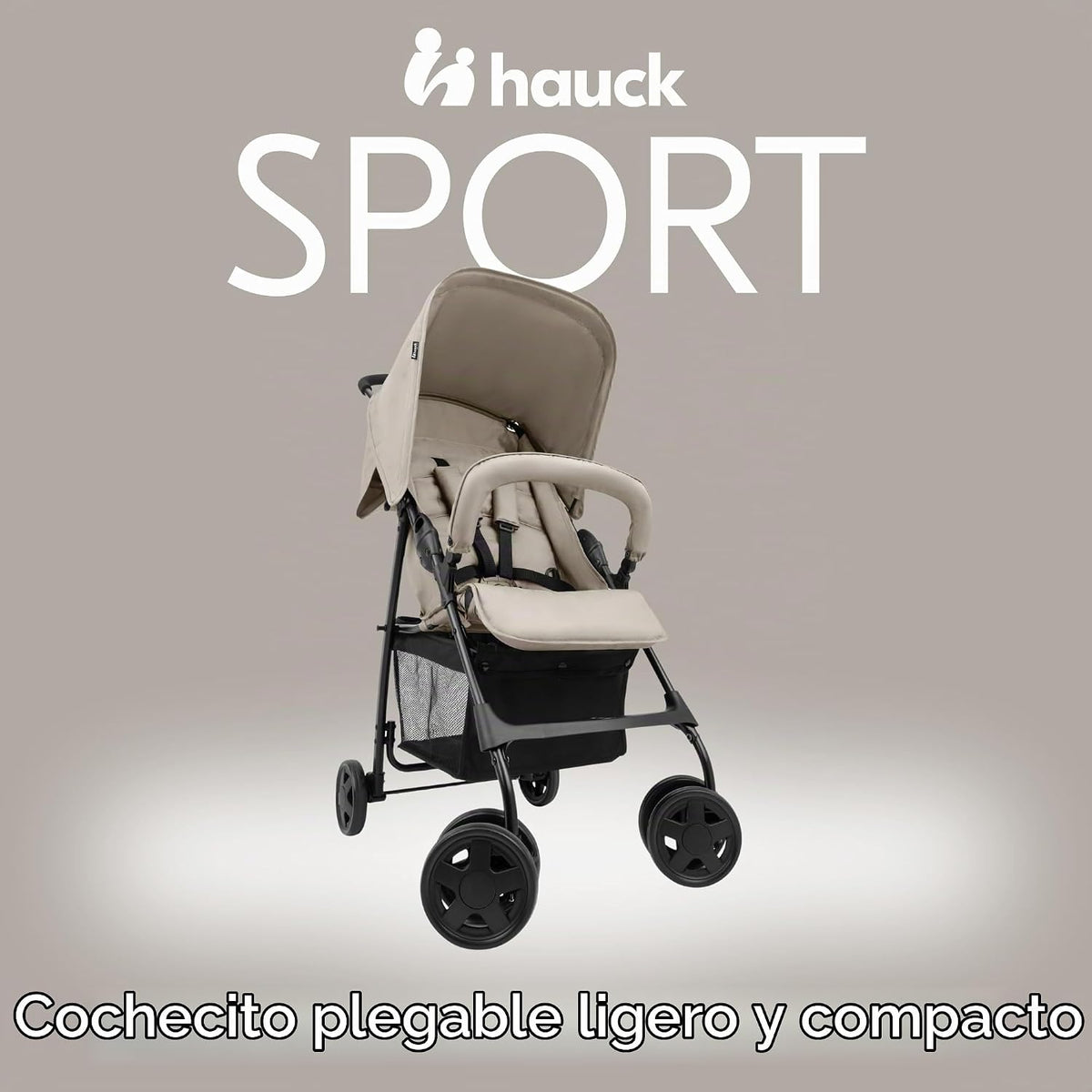 hauck Cochecito plegable de viaje ligero y compacto para bebés\/niñ...