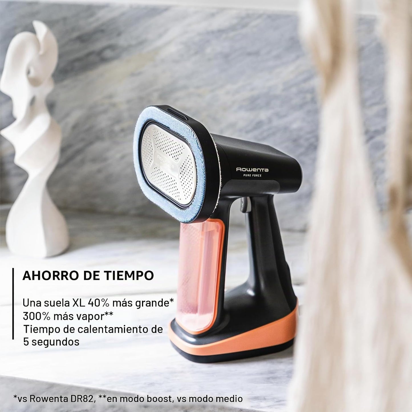 Rowenta Vaporizador de Ropa, Vaporizadores de Mano 3 en 1, Vaporiza...