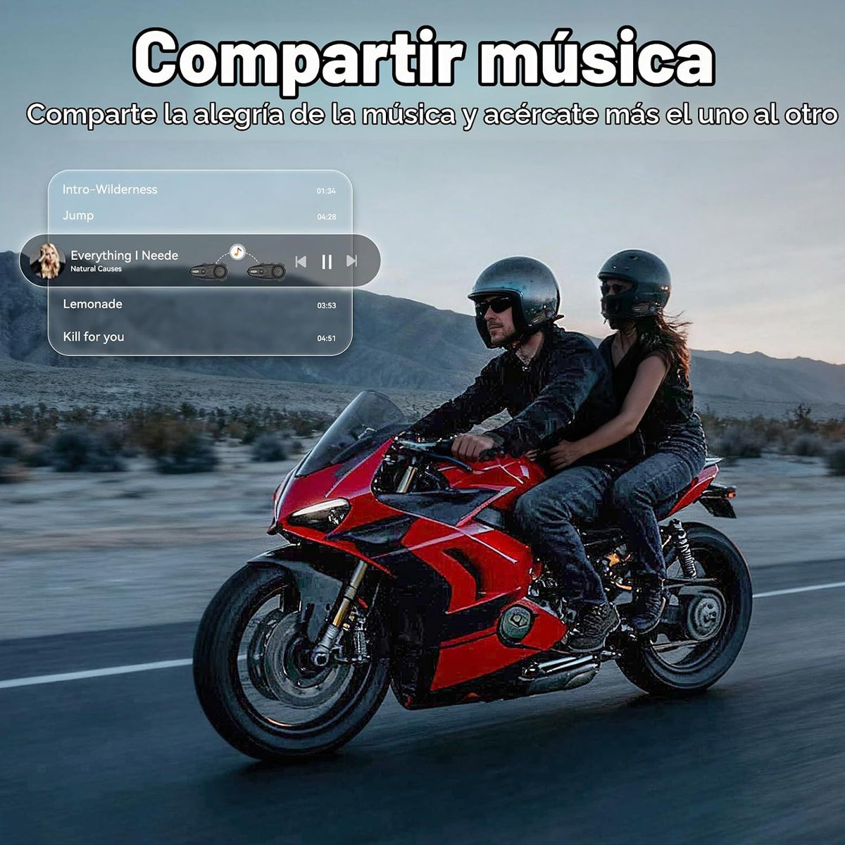 XGP X10 10 Riders Group Intercomunicador de malla para motocicleta,...