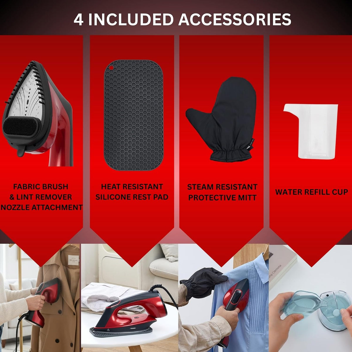 True &amp; Tidy DuoPress XL 2 en 1 vaporizador y plancha para ropa,...