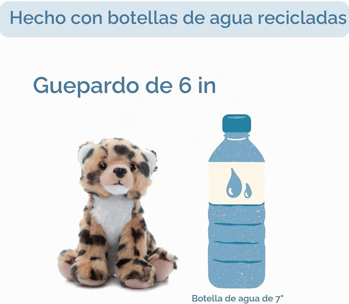 Peluche de guepardo de The Petting Zoo, regalos para niños, animale...