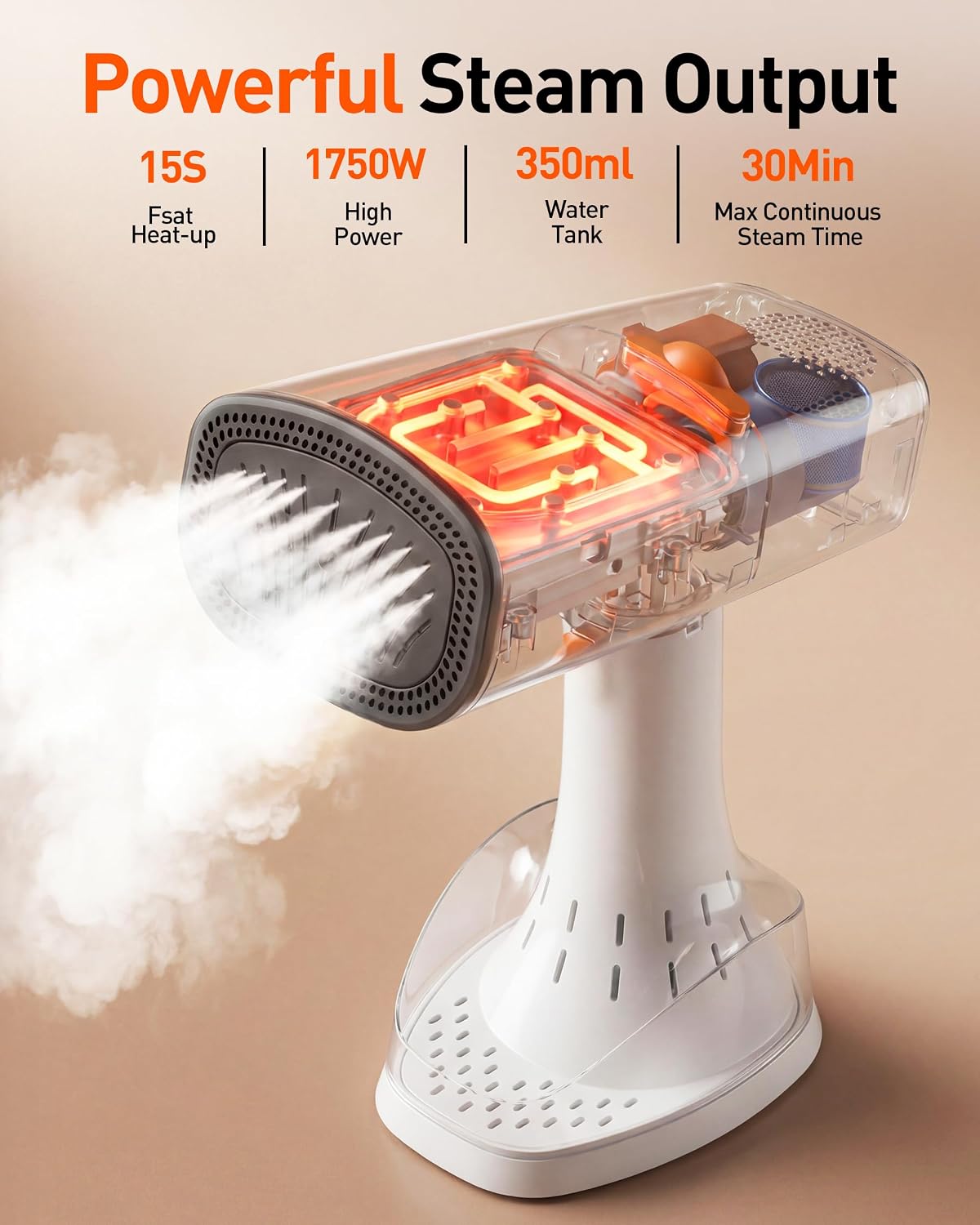 Vaporizador al vacío para la ropa de mano, vapor de ropa pura de la...